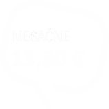 Internet mesačne od 13.80 €